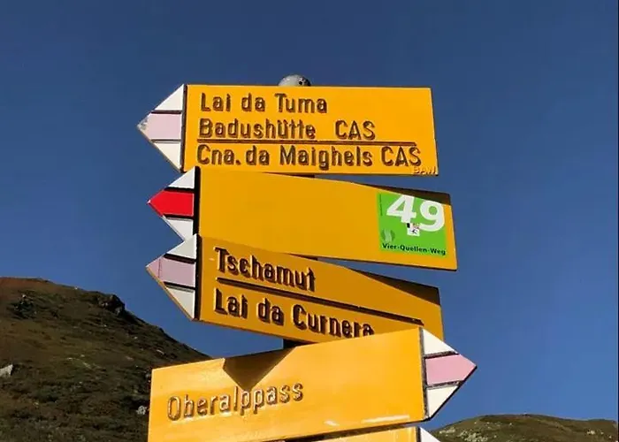 Maisonette-wohnung In Bei Sedrun - 200m Zum Bahnhof - Perfekt Fuer & Ausfluege Apartamento